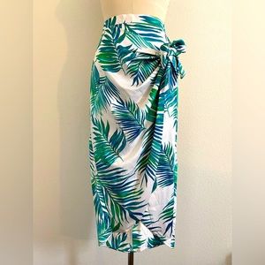 Summer faux wrap skirt size L